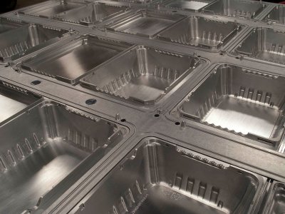 CNC milling machining of thermoforming mould plates and inserts